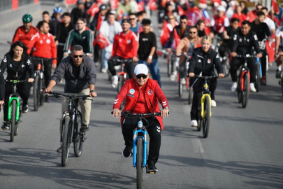 Kayseri 'Cumhuriyetin Gücüyle' pedalladı