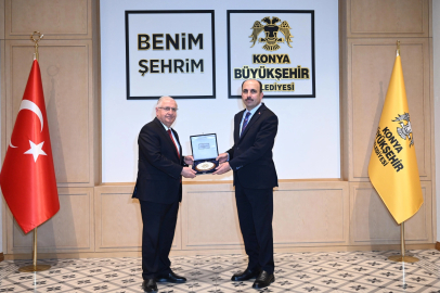 Konya'da Bakan Güler'den Başkan Altay'a ziyaret