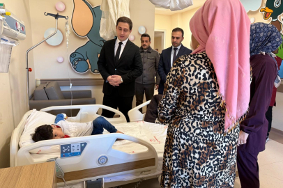 Batman Sason'da Kaymakam Başar'dan hastane ziyareti