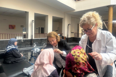 CHP Kayseri Talas Kadın Kolları'ndan huzurevine ziyaret