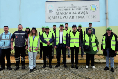 Balıkesir'de Avşa İçme Suyu Arıtma Tesisi’ne teknik inceleme