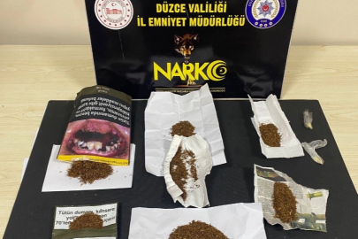 Düzce'de uyuşturucu operasyonunda 3 tutuklama