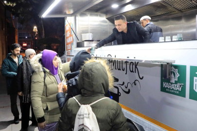 Konya Karatay'da Şeb-i Arus’a özel çorba ikramı