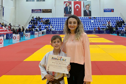 Kütahyalı minik judocudan gururlandıran başarı