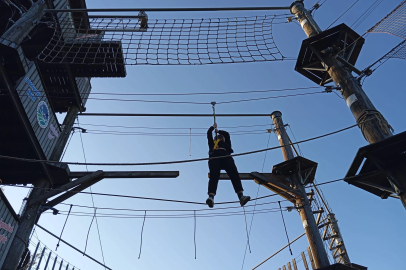Sakarya Macera Parkı'nda adrenali ve eğlence bir arada