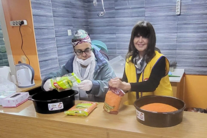 İzmir Artemis Lions’tan 200 aileye sıcak çorba