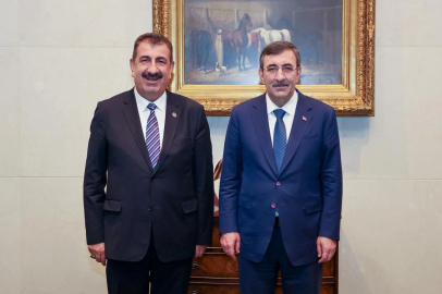 Cumhurbaşkanı Yardımcısı Yılmaz TÜRKYED'i kabul etti