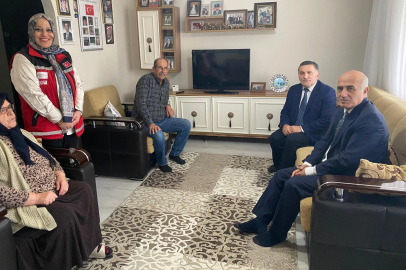 Bursa Gemlik’te Kaymakam Canbaba’dan şehit aileleri ve gazilere Ramazan ziyareti