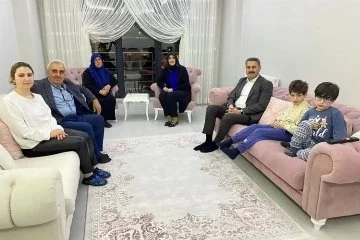 Başkan Eroğlu, Ramazan'ın İlk iftarını şehit ailesiyle birlikte açtı
