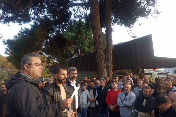 Bursa'da metal işçilerinden tepkili eylem