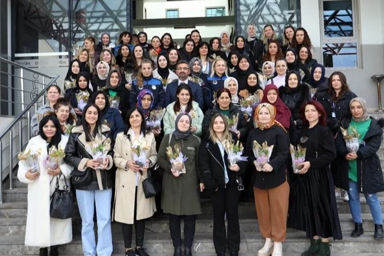 Bursa İnegöl'de kadın personele 8 Mart yemeği