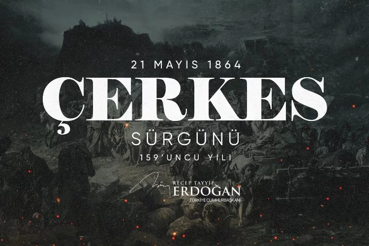 Cumhurbaşkanı Erdoğan’dan 'Çerkes Sürgünü' paylaşımı