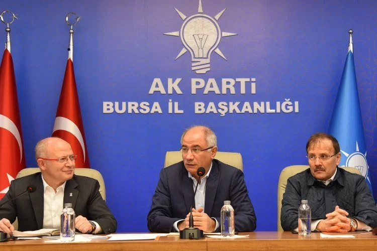 Cumhurbaşkanı Erdoğan'ın Bursa mitingi öncesi 'Ala' toplantı