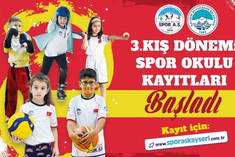 Kayseri Büyükşehir Belediyespor'dan kış okulu