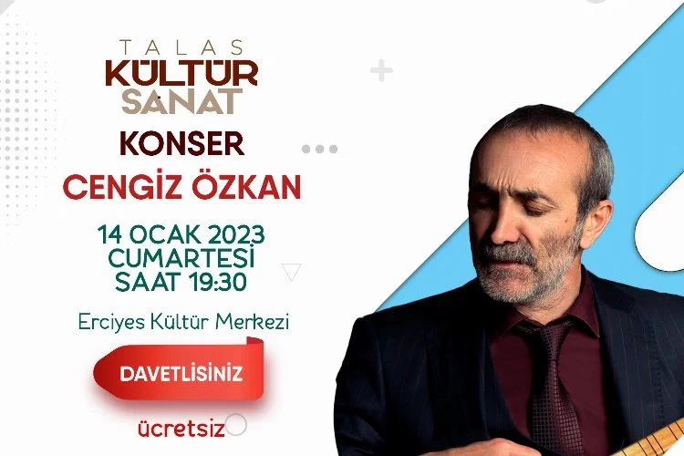 Kayseri Talas'ta Cengiz Özkan heyecanı