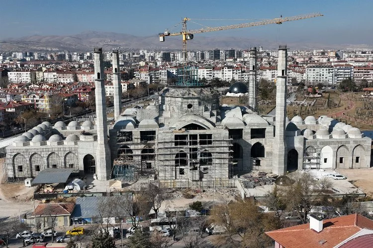 Konya'da 'Ulu Camii' inşaatı yükseliyor