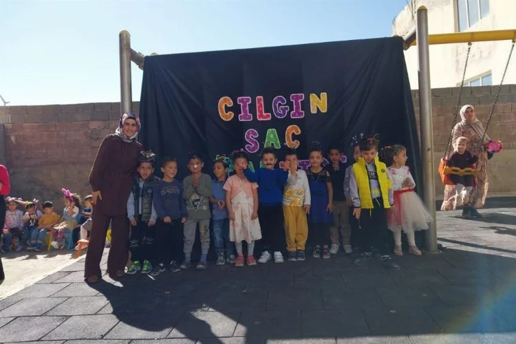 Mardin'de anaokulunda 'Çılgın saç partisi'