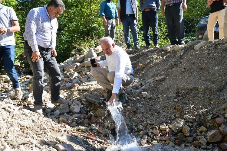 Trabzon'da 100 yıllık su sorunu tarih olacak